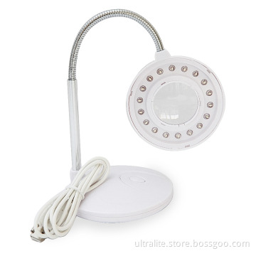 Schwanenhals 3x LED LED -Lampe mit USB und flexibles Arm